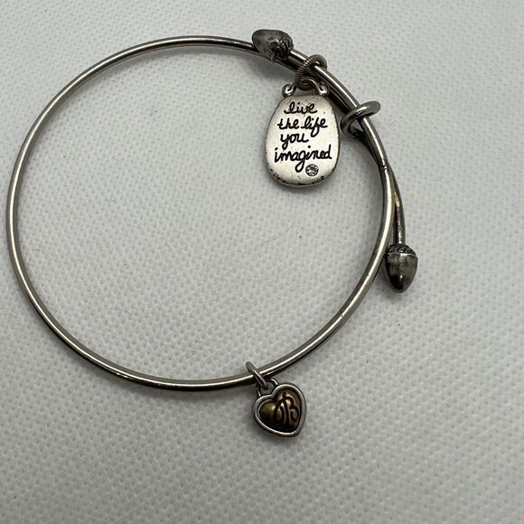 BRIGHTON Bracelet Swarovski Crystal BANGLE ART & SOUL Live The Life You Imagined - Picture 1 of 4